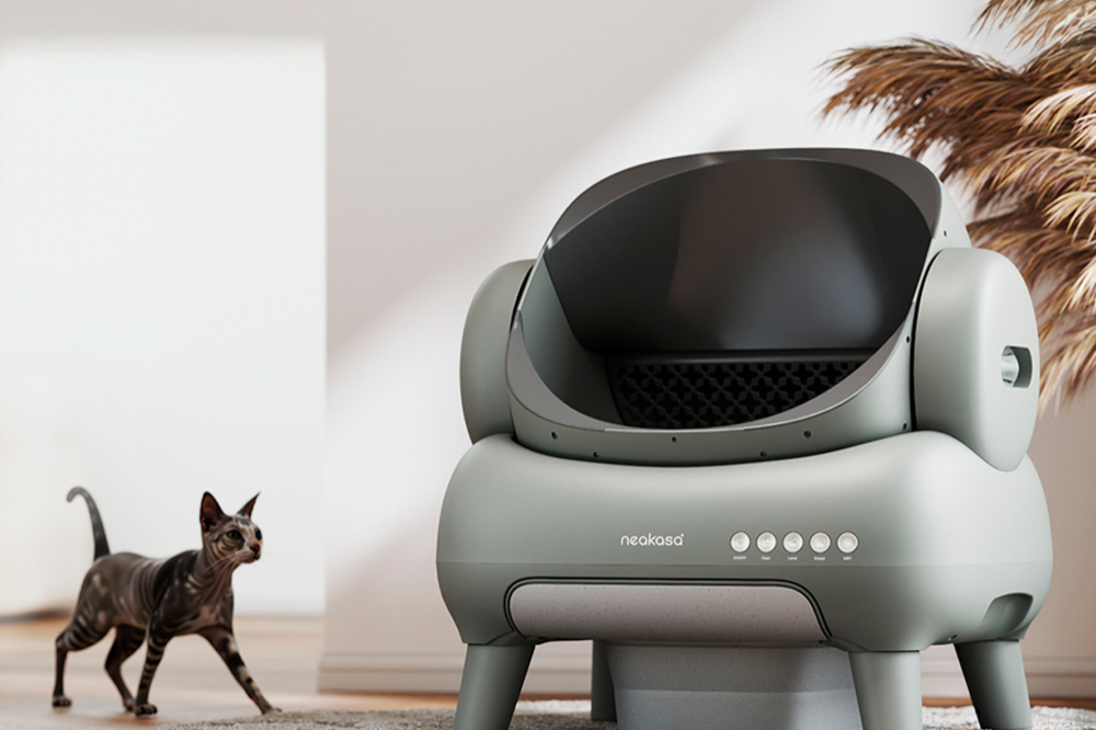 페테토 고양이 자동화장실 M1 플러스.(사진=코오롱글로벌)