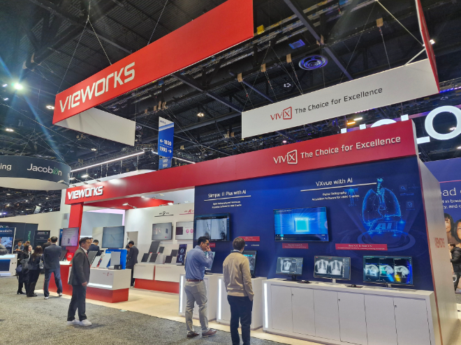 뷰웍스 RSNA 부스 전경.(사진=뷰웍스)
