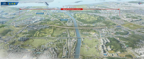 중봉터널 조감도 / 인천시청
