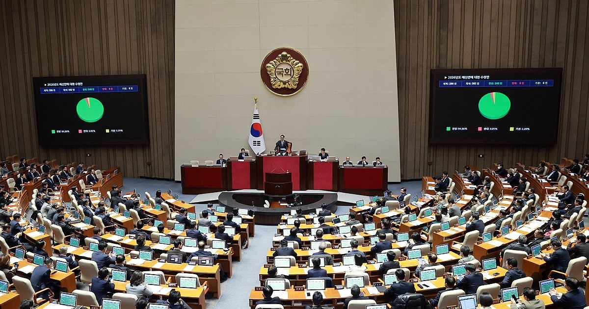 국회 예산안 본회의(사진=연합뉴스)