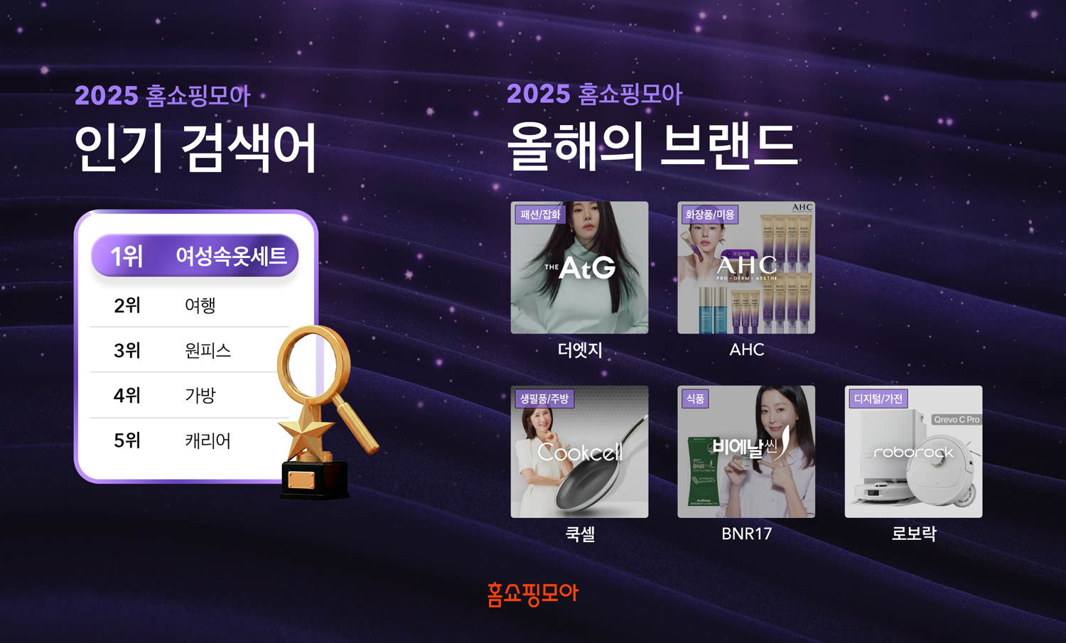 홈쇼핑모아, 2025 모바일 홈쇼핑 올해의 브랜드 발표