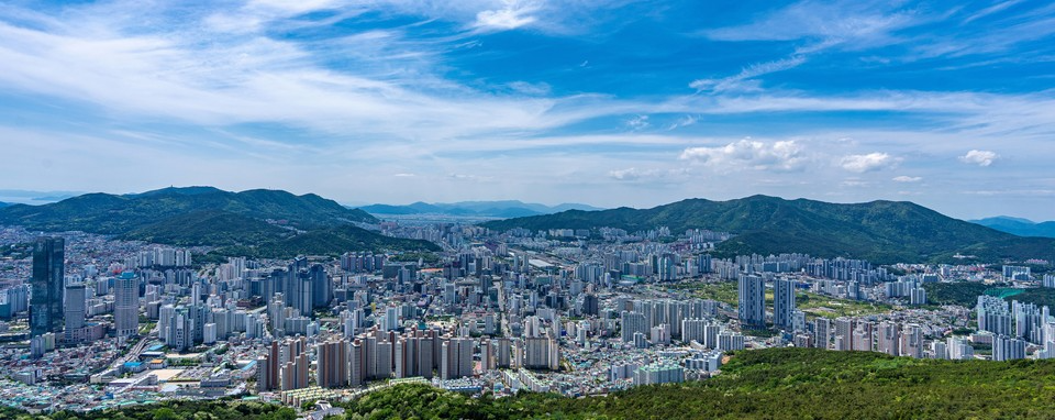 부산광역시 부산진구 전경.