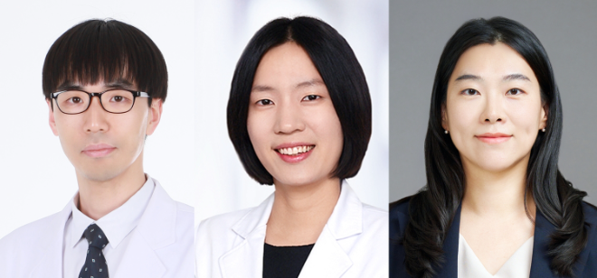 (왼쪽부터) 이대목동병원 김정한 교수, 서울대병원 유신혜 교수, 한림대 심진아 교수. 사진=이대목동병원