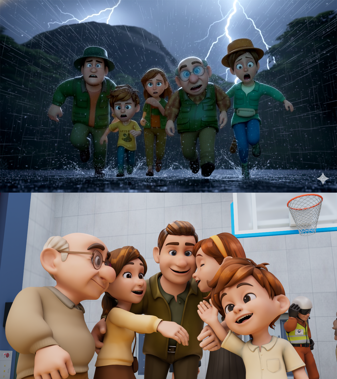 경기과기대, 5인가족 4D 재난안전콘텐츠 제작 - 뉴스 썸네일 이미지