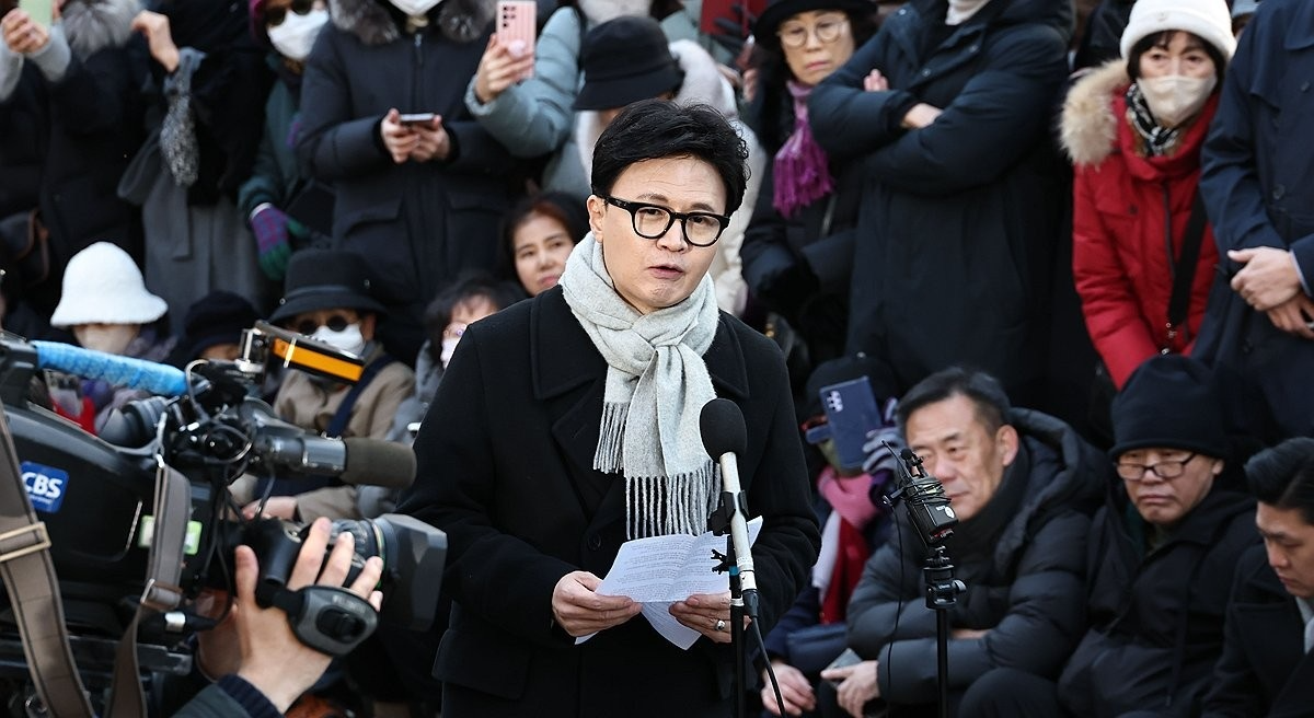 비상계엄 1주년 기자회견 하는 한동훈 전 대표(사진=연합뉴스)