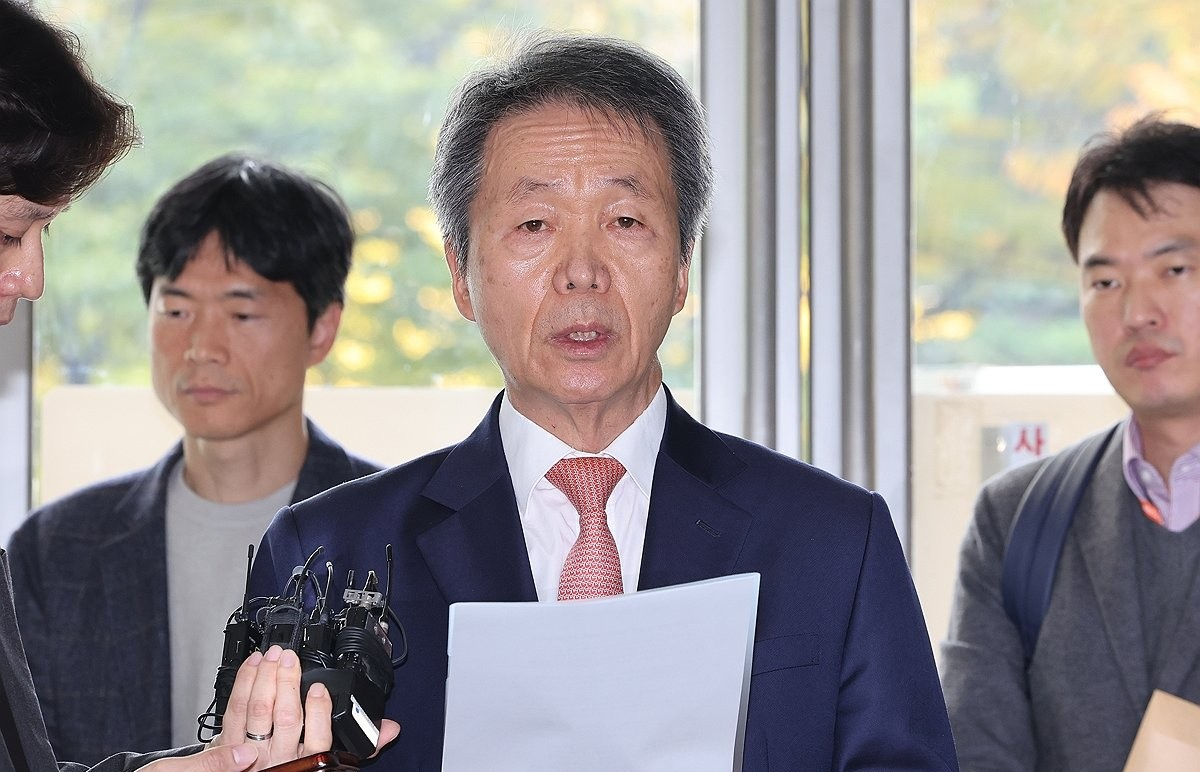 지난 10월 입장문 발표하는 김용원 인권위원(사진=연합뉴스)