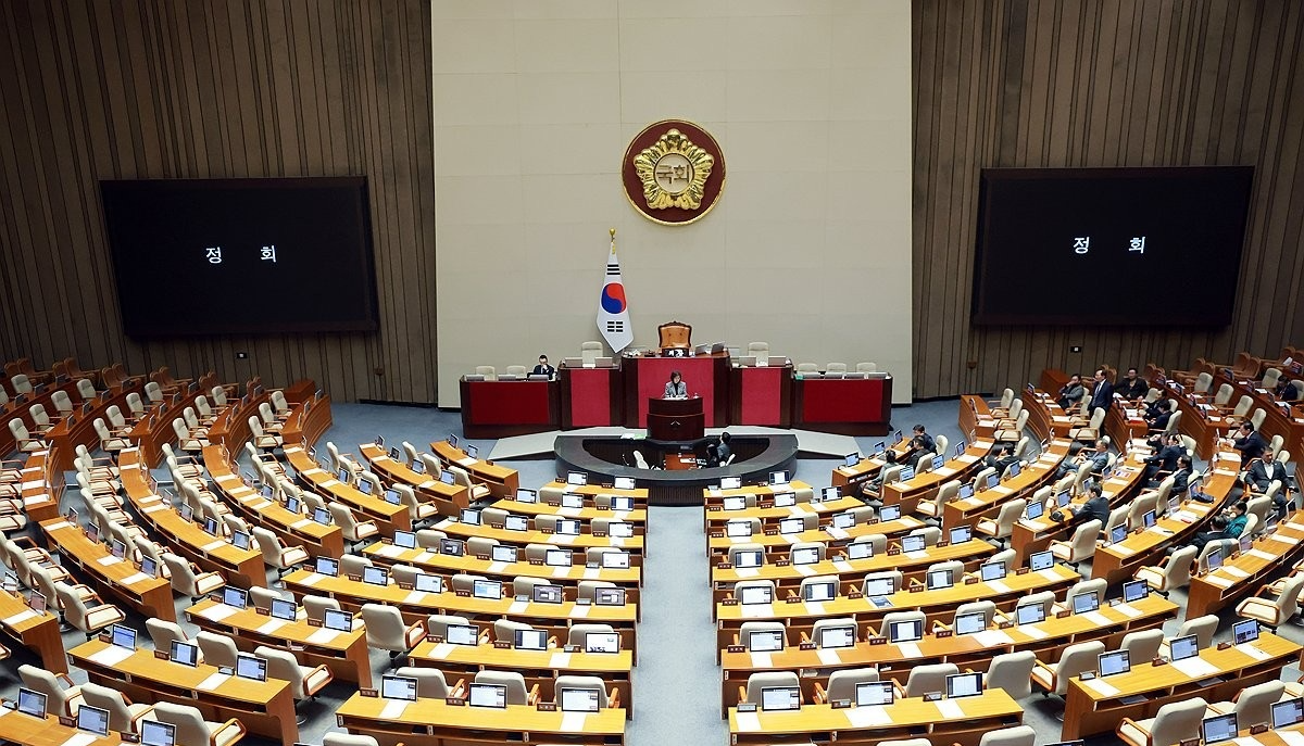 정회로 중단된 국민의힘 필리버스터(사진=연합뉴스)