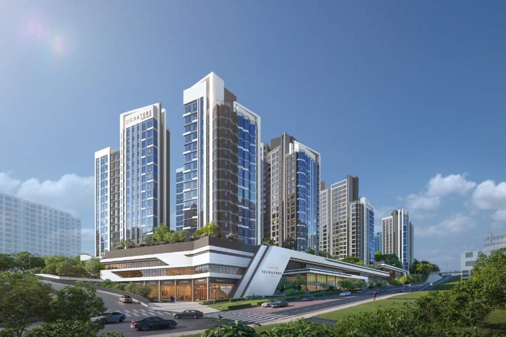 미아4-1구역 재건축 투시도.(사진=DL이앤씨)