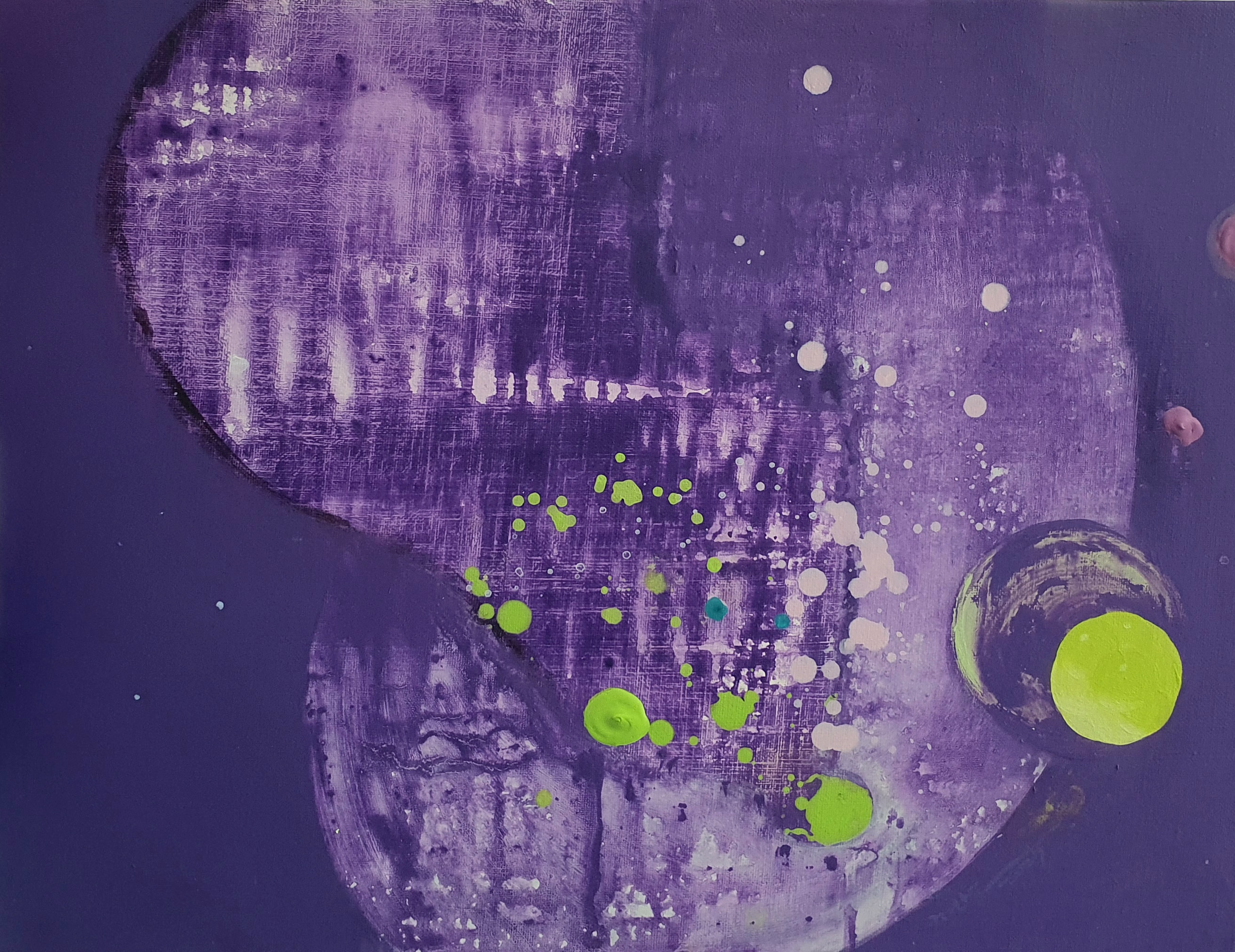 '재생의 시간', 2025, Acrylic & oil on linen, 40.9×53.0cm