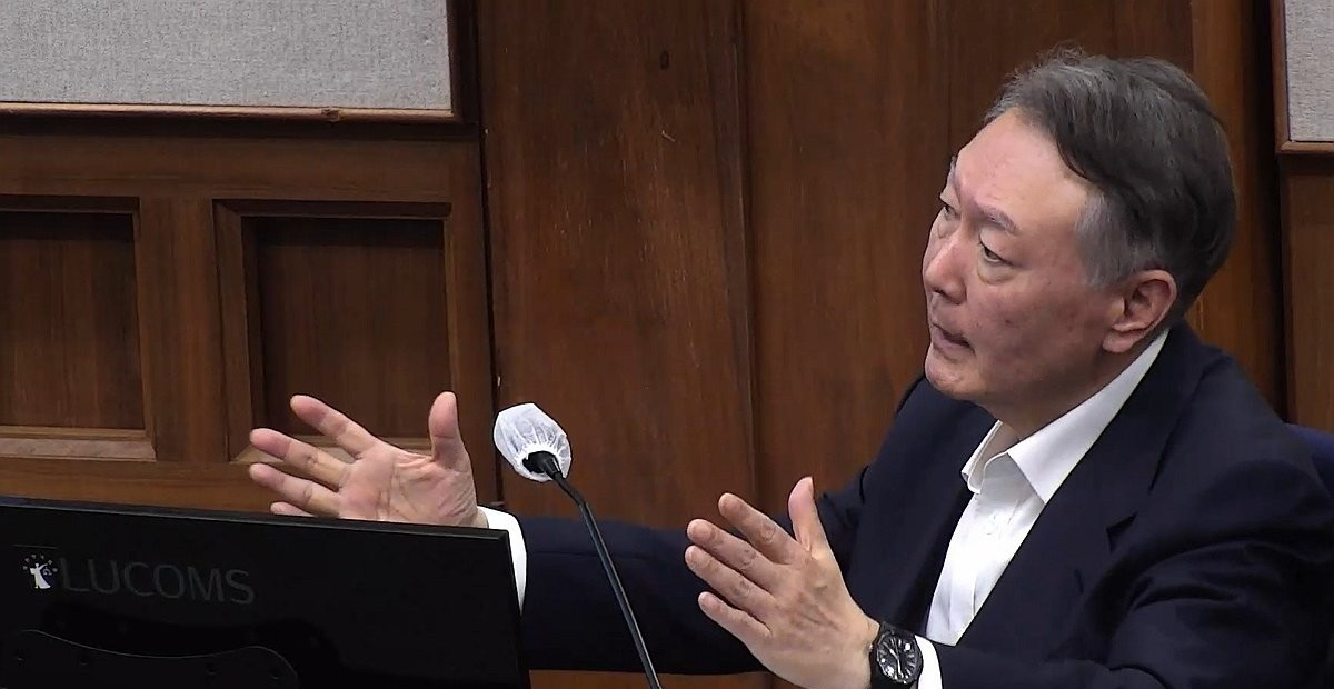 재판 출석한 윤석열 전 대통령(사진=연합뉴스)