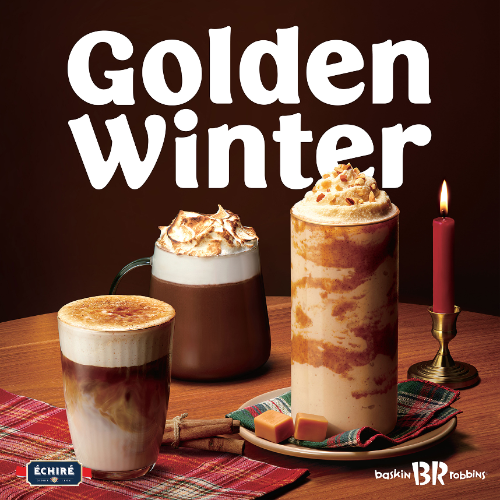 SPC 배스킨라빈스, 골든 윈터 시즌 음료 3종 출시