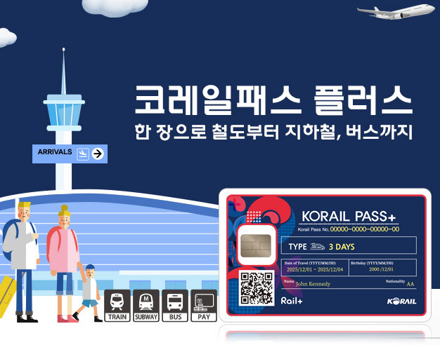 코레일, ‘외국인 전용’ 통합교통패스 ‘코레일패스 플러스’ 판매