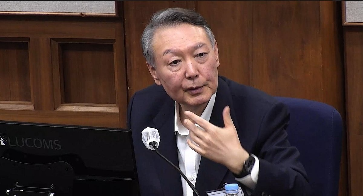 재판에서 발언하는 윤석열 전 대통령(사진=연합뉴스)