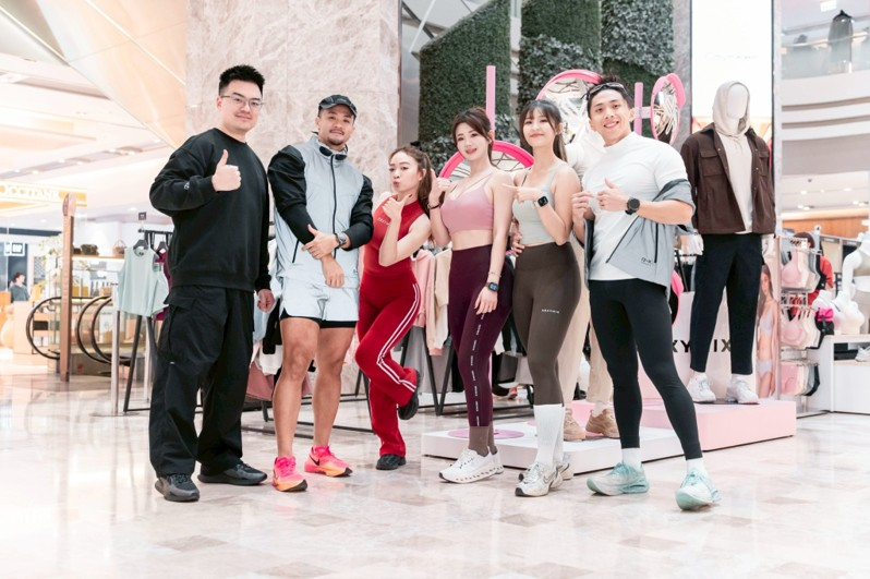 젝시믹스, 대만 타이난 쇼핑몰에 팝업스토어 오픈