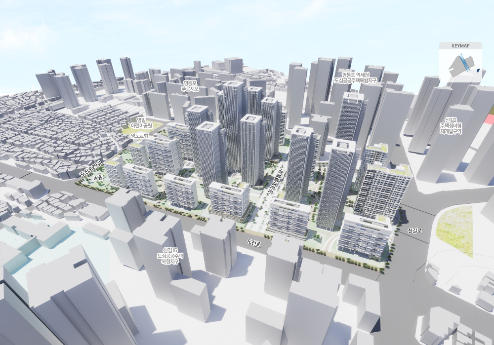 도림1구역 공공재개발 조감도.(사진=LH)