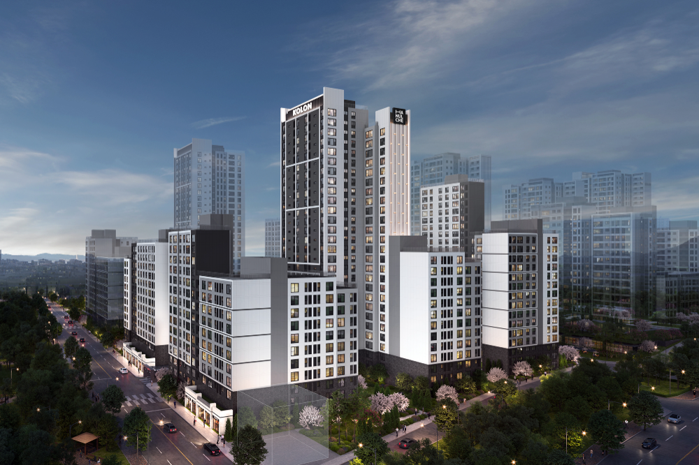 면목역3의8구역 가로주택정비사업 조감도.(사진=코오롱글로벌)