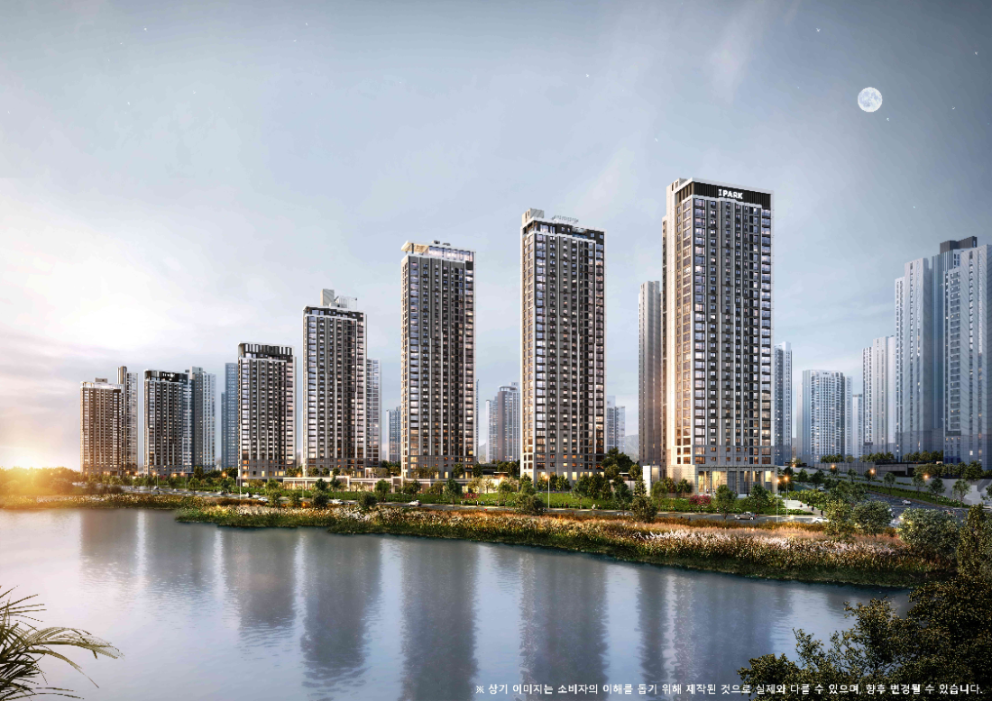 천안 아이파크 시티 5·6단지 투시도.(사진=HDC현대산업개발)