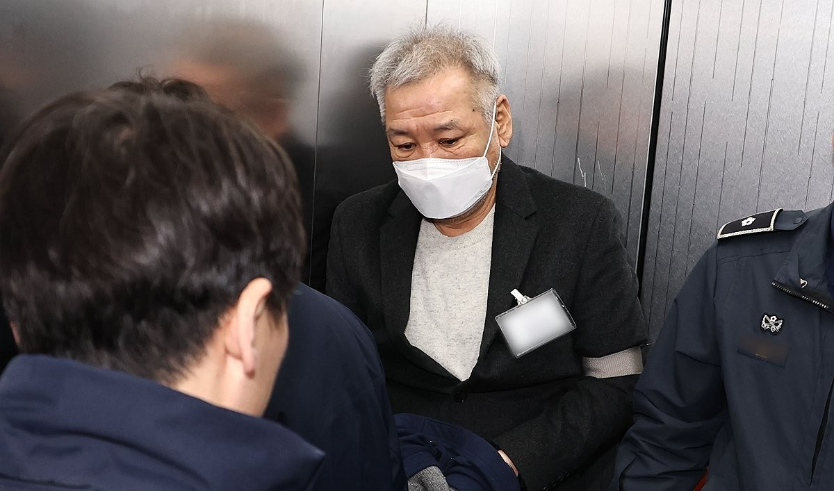 상설특검 출석하는 건진법사 전성배(사진=연합뉴스)