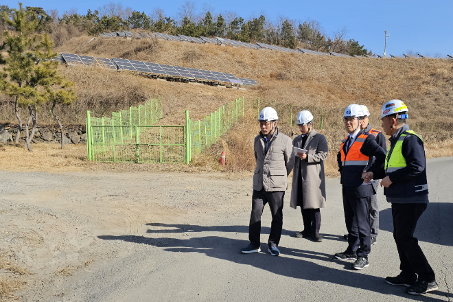 남부발전, 하동복합건설 현장 안전경영 실시