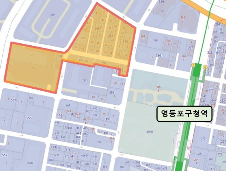 골목형상점가 ‘영등포구청 3번 출구’ 대상지