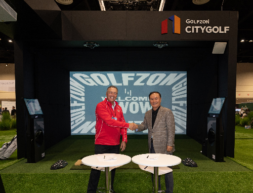 골프존 2026 PGA 머천다이즈 쇼에서 도심형 골프 플랫폼 시티골프 공개