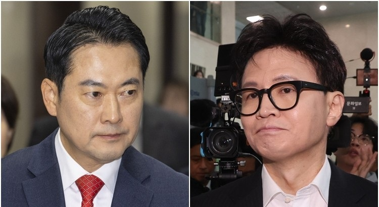 장동혁 대표(왼쪽)와 한동훈 전 대표(사진=연합뉴스)