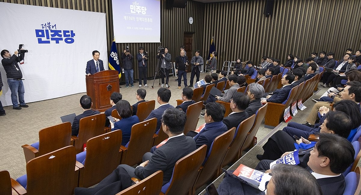 의총에서 발언하는 정청래 대표(사진=연합뉴스)